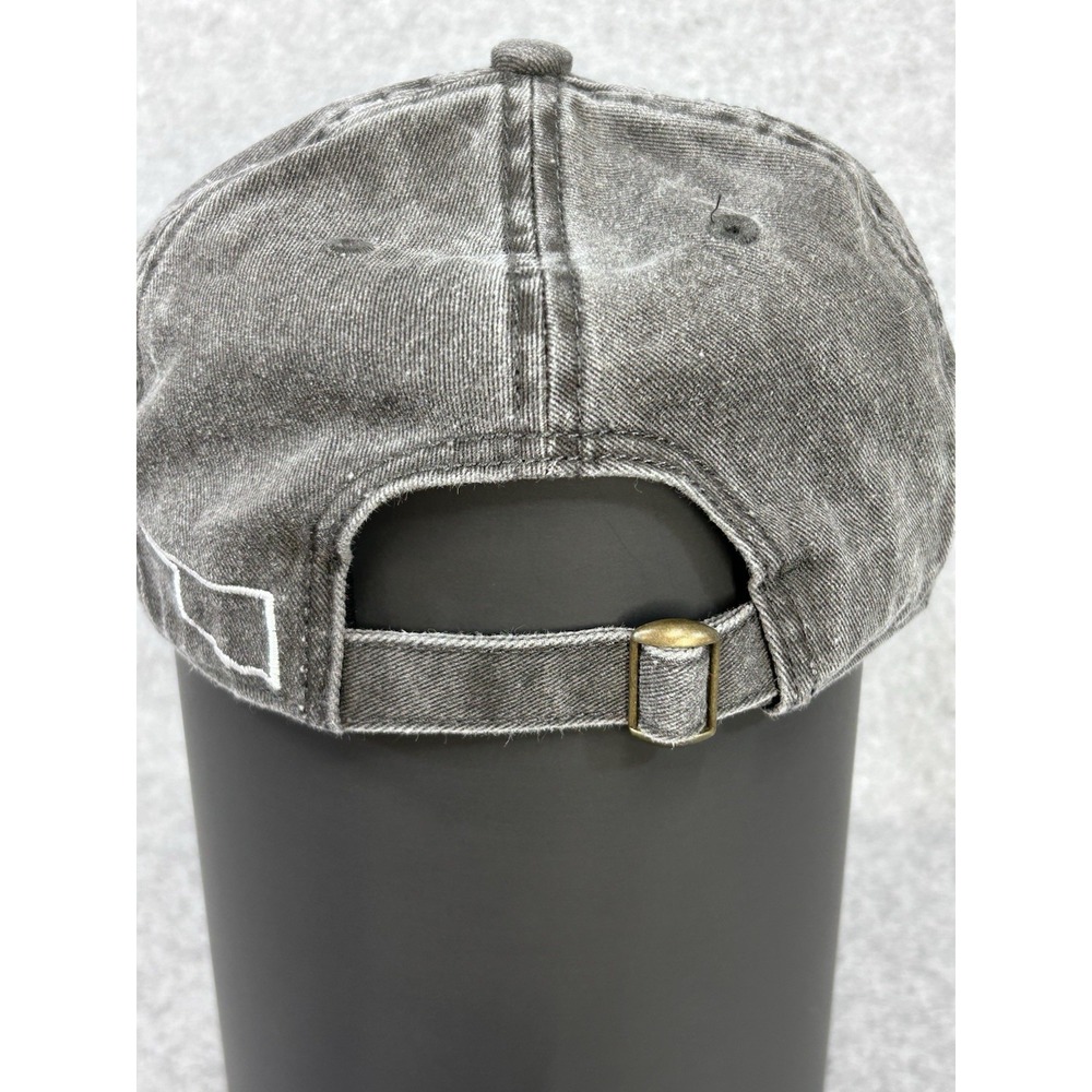 Oklahoma Black Denim Ball Cap Hat - Picture 4 of 8